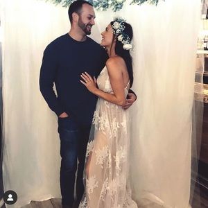 antonia maxi dress white